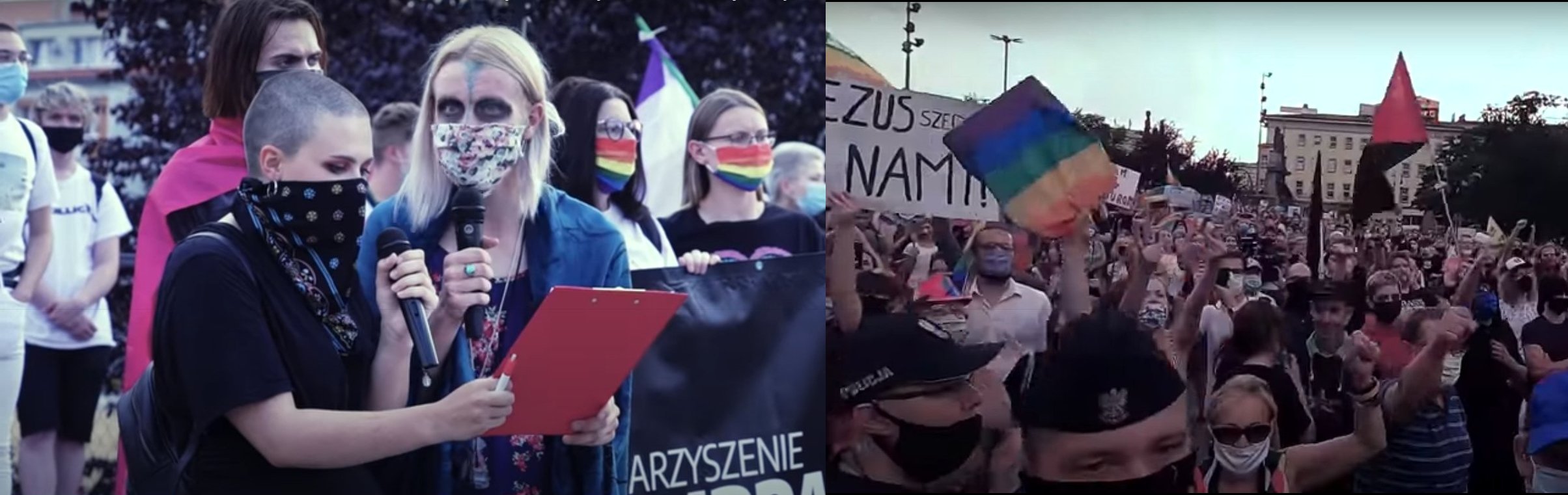 Absurdy na wiecu LGBT - Margot