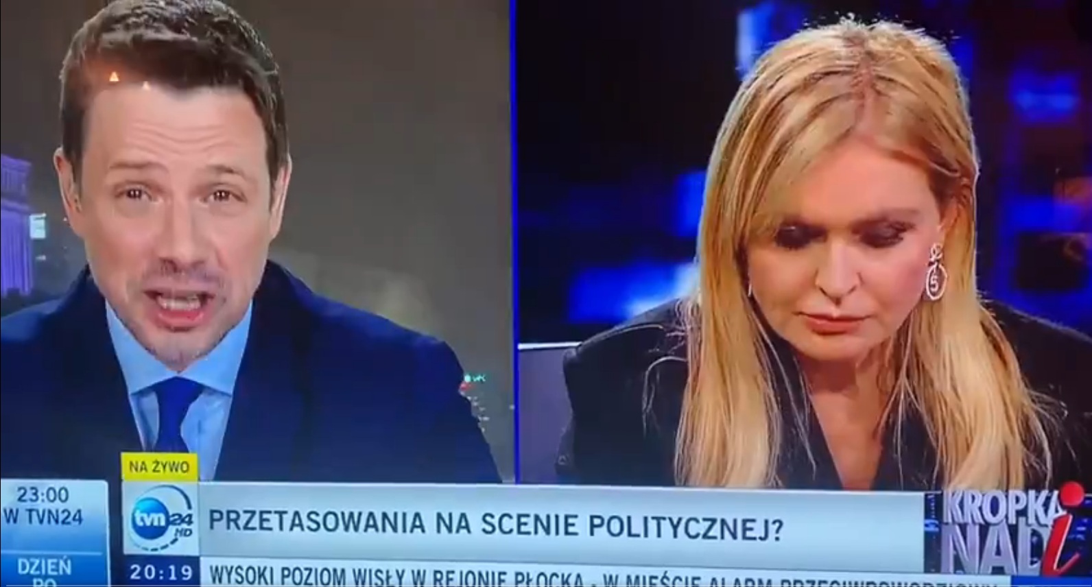 propolski.pl: [video] "Pogrążyła Rafała. Nie wiedziała, że jest jeszcze na wizji". Trzaskowski wykpiony przez Olejnik
