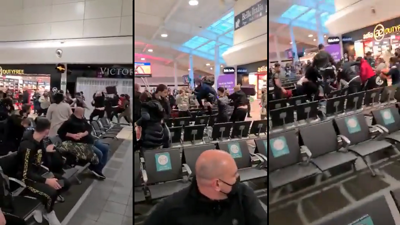 propolski.pl: Potężna bójka na lotnisku pod Londynem