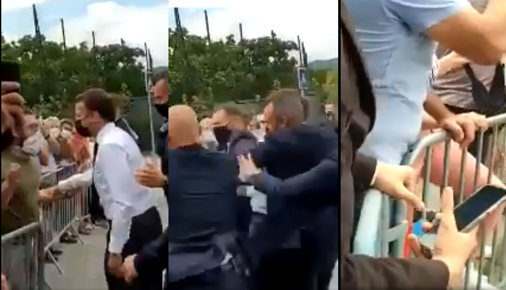 propolski.pl: Z ostatniej chwili: Emmanuel Macron został zaatakowany [video]