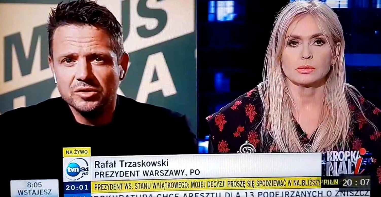 propolski.pl: Olejnik zadała Trzaskowskiemu kłopotliwe pytanie. Prezydent Warszawy miał spory problem [WIDEO]