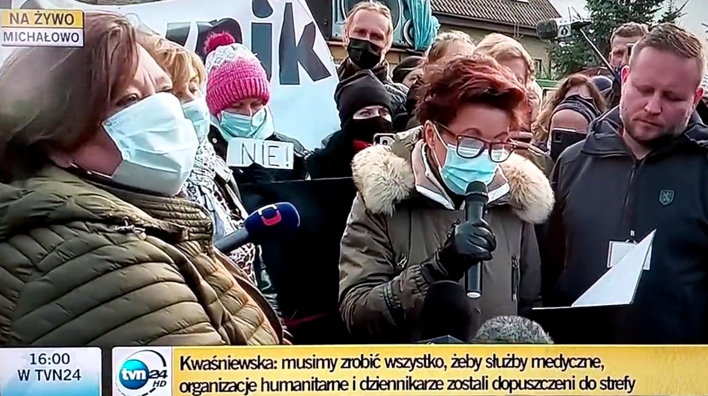 propolski.pl: Pierwsze damy na granicy polsko-białoruskiej