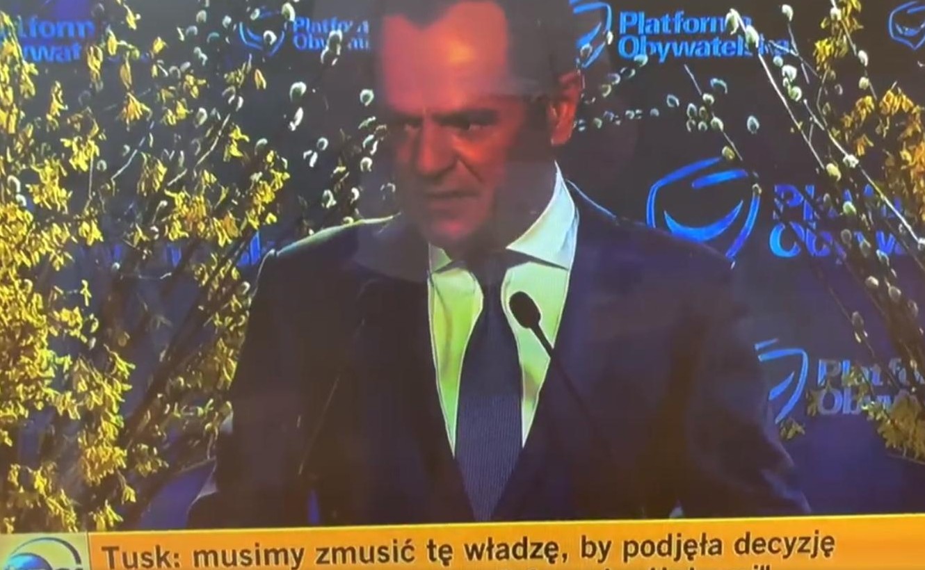 propolski.pl: Stacja TVN24 przerwała wypowiedź Tuska
