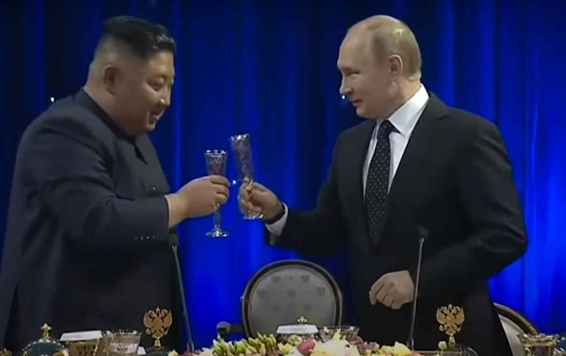 propolski.pl: Putin i Kim Dzong Un