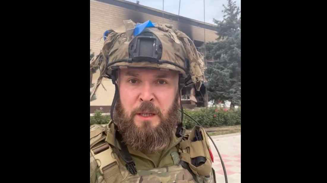 propolski.pl: Ukraiński żołnierz po wyzwoleniu Izium