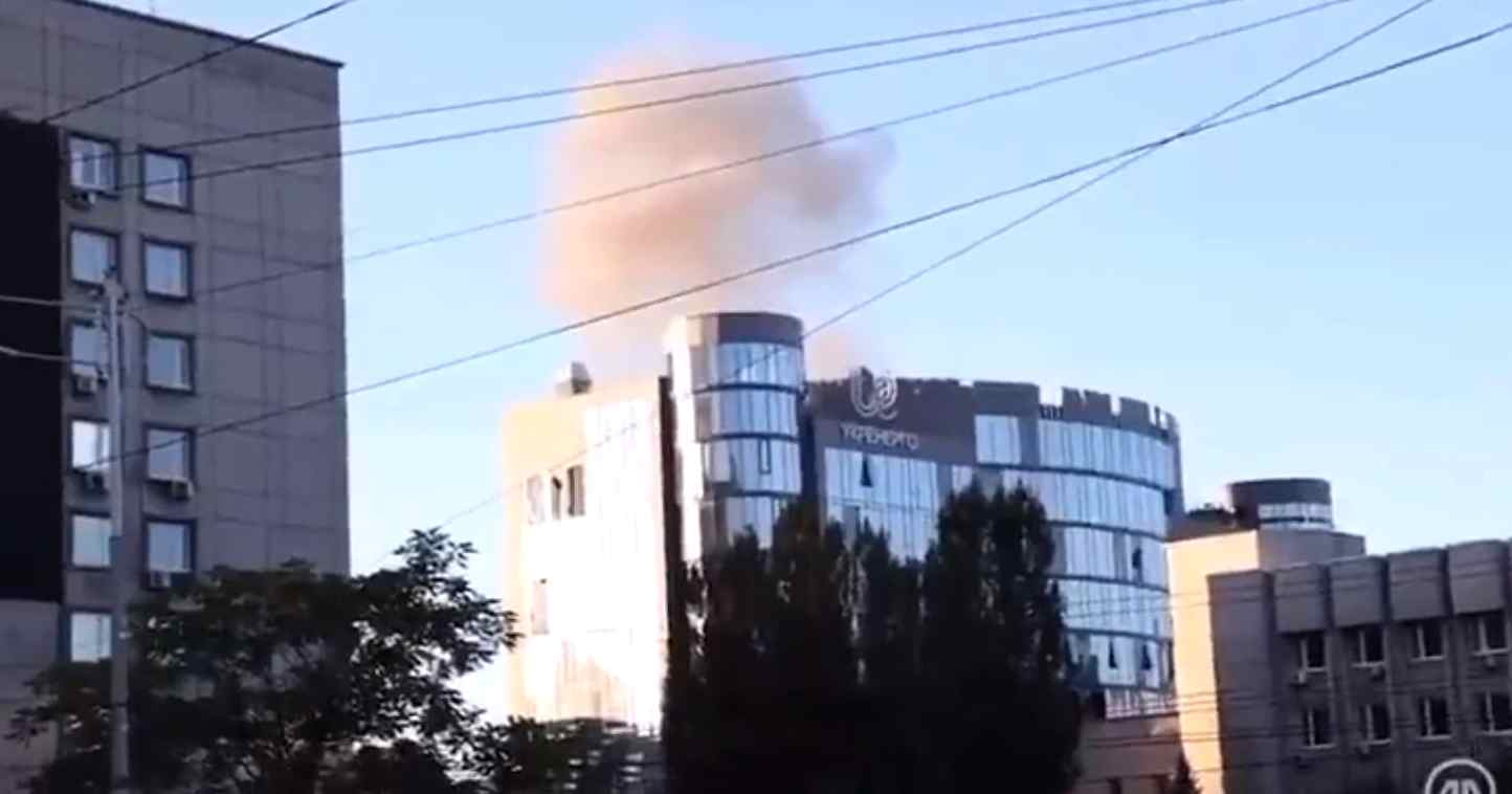 propolski.pl: Nalot na budynek w Kijowie